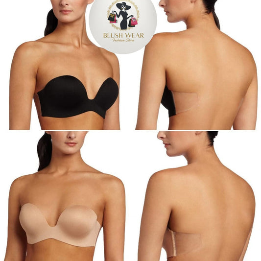 Premium Silicone Self-Adhesive Stick-On Bra - Strapless & Backless