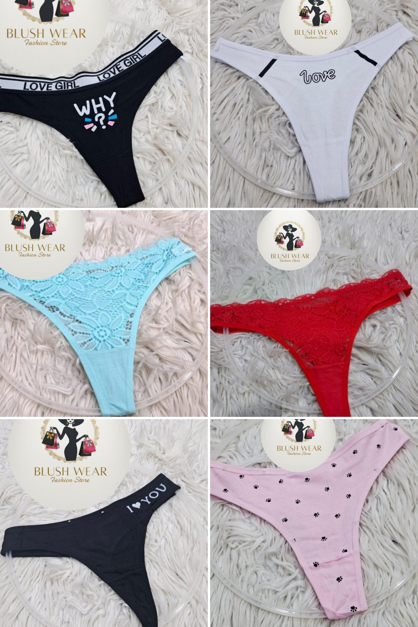 Premium Seamless Cotton Panties (Pack of 6) - Multi-Color